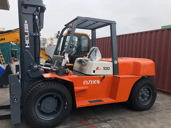 Diesel Forklift Truck Cpcd100 Diesel Forklift 10 Ton 