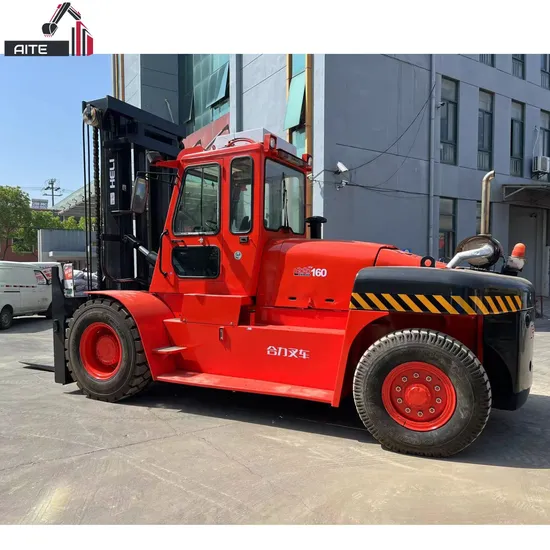Used Forklift Heli Cpcd160 16t Heavy Forklift Machine for Sale in China 